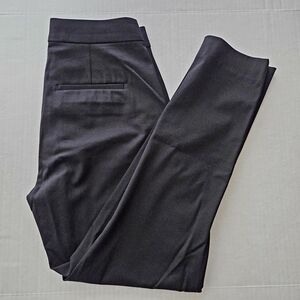 Banana Republic Black Dress Pant/Trouser Size 4P Petite Slim Ankle High-Rise EUC